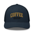 Coffee Queen Vintage Collegiate Trucker Hat - Bluegrass Elite Apparel LLC