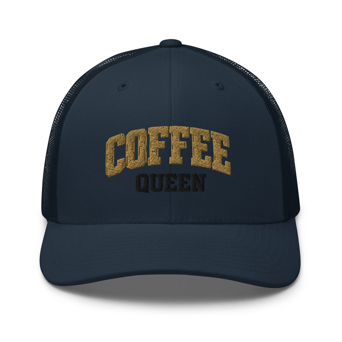 Coffee Queen Vintage Collegiate Trucker Hat - Bluegrass Elite Apparel LLC