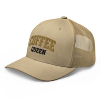 Coffee Queen Vintage Collegiate Trucker Hat - Bluegrass Elite Apparel LLC