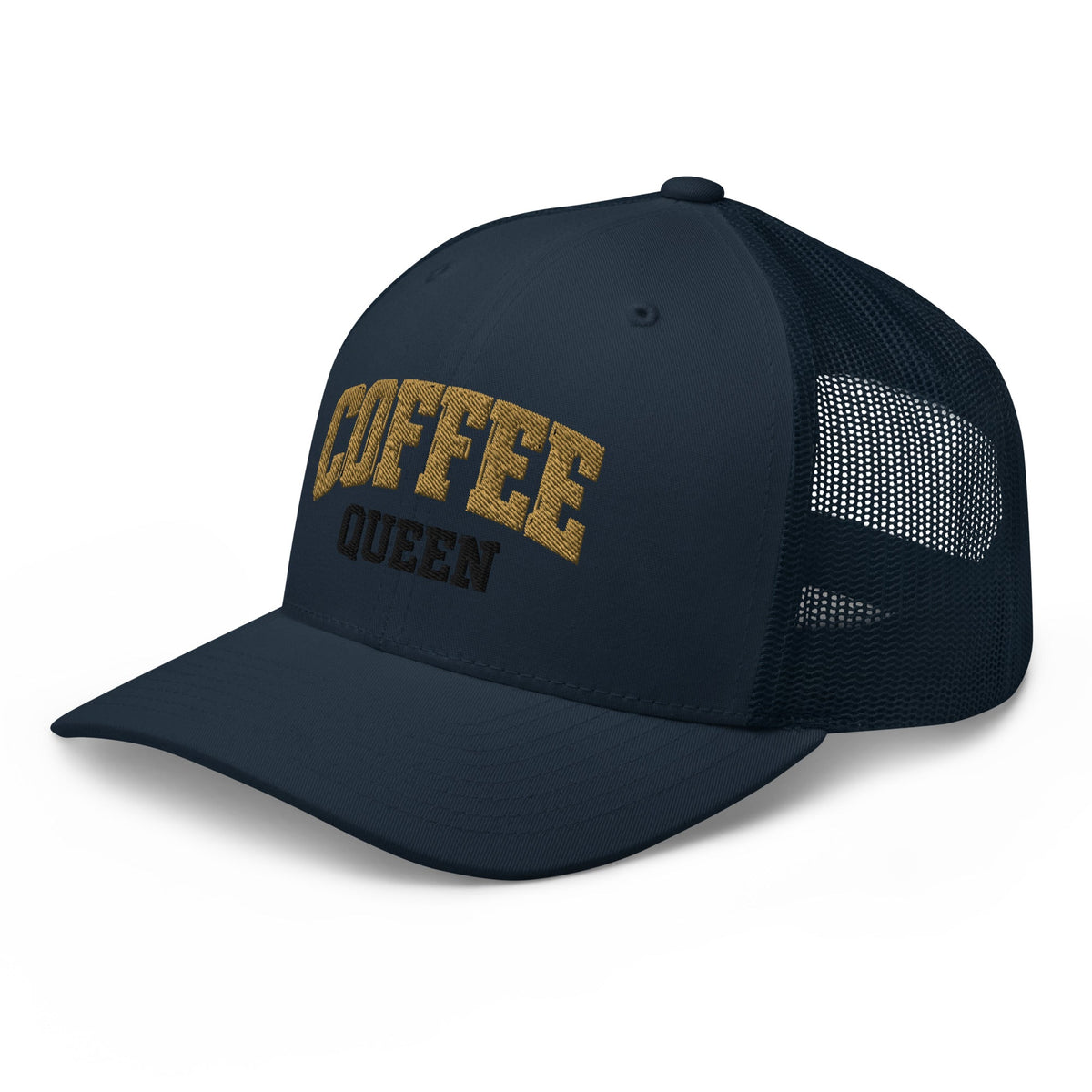 Coffee Queen Vintage Collegiate Trucker Hat - Bluegrass Elite Apparel LLC