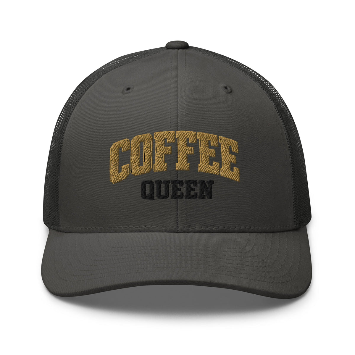 Coffee Queen Vintage Collegiate Trucker Hat - Bluegrass Elite Apparel LLC