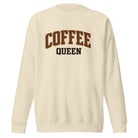 Coffee Queen Vintage Script Sweatshirt - Bluegrass Elite Apparel LLC
