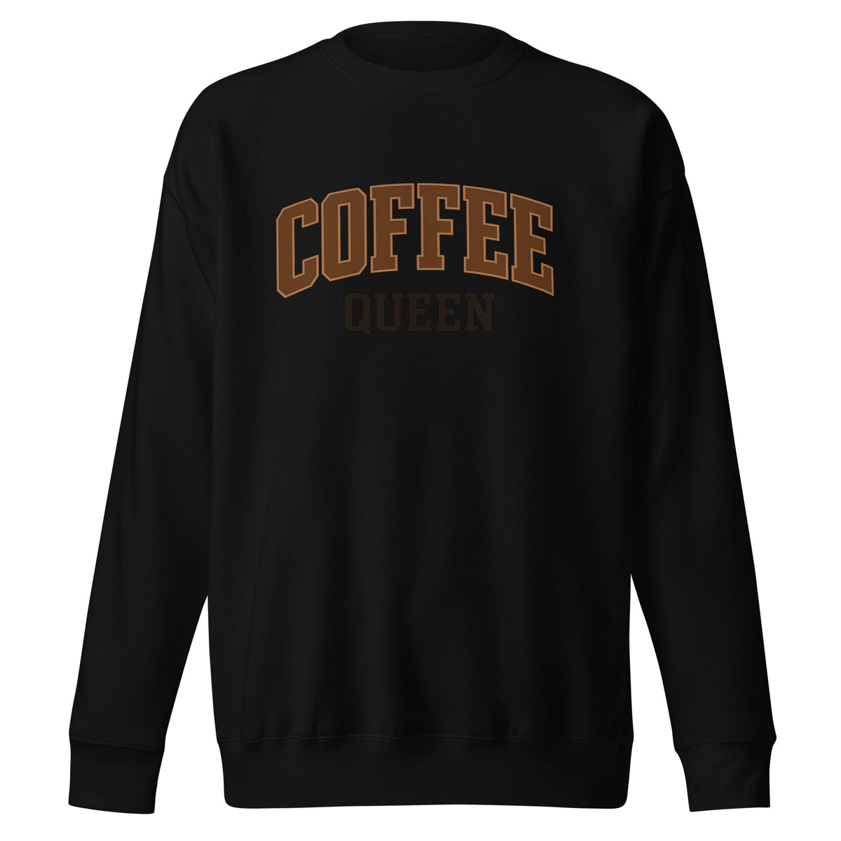 Coffee Queen Vintage Script Sweatshirt - Bluegrass Elite Apparel LLC