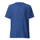 Columbus Pride T-Shirt | Ohio Outline Design | Elite - Bluegrass Elite Apparel LLC