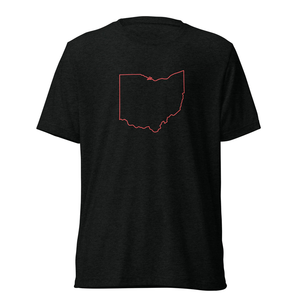 Columbus Pride T-Shirt | Ohio Outline Design | Elite - Bluegrass Elite Apparel LLC