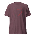 Columbus Pride T-Shirt | Ohio Outline Design | Elite - Bluegrass Elite Apparel LLC