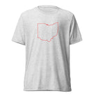 Columbus Pride T-Shirt | Ohio Outline Design | Elite - Bluegrass Elite Apparel LLC