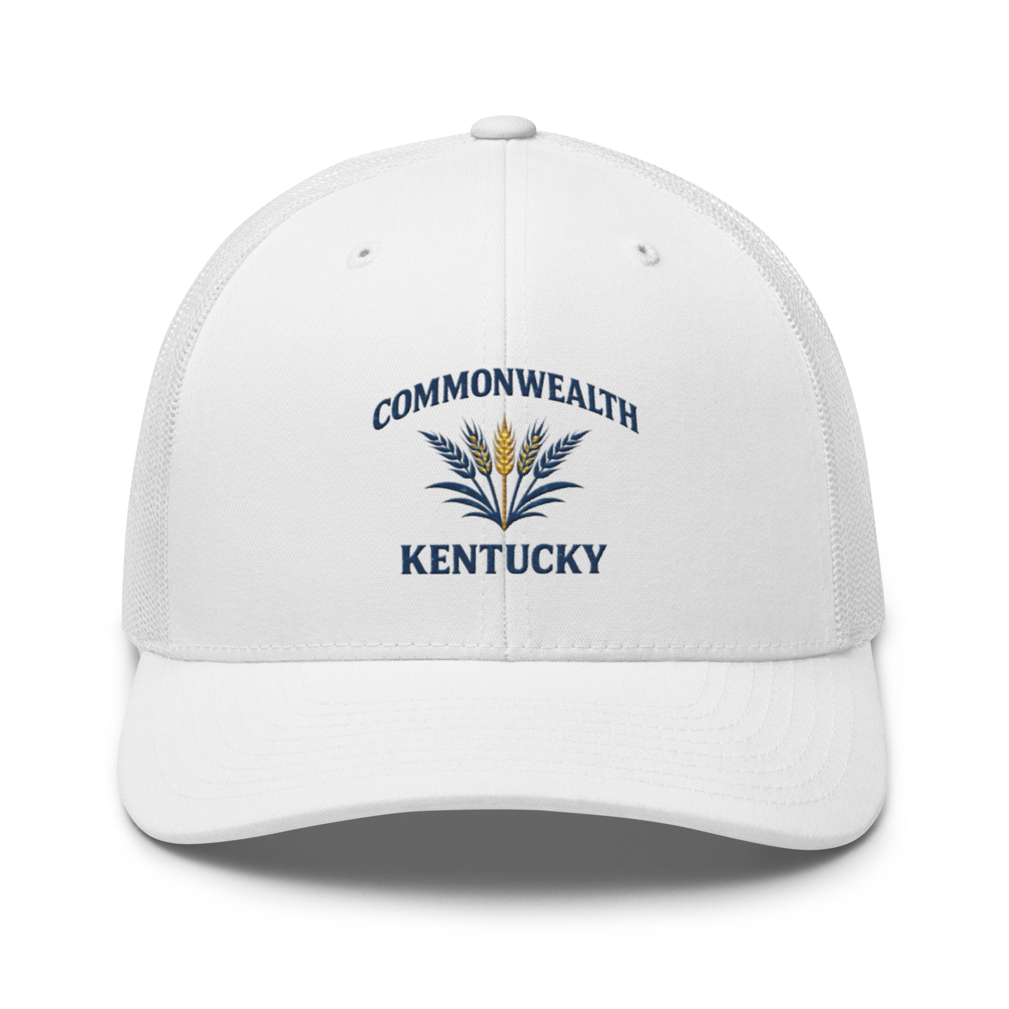 Commonwealth Kentucky Trucker Hat | Bluegrass Wheat Design - Bluegrass Elite Apparel LLC