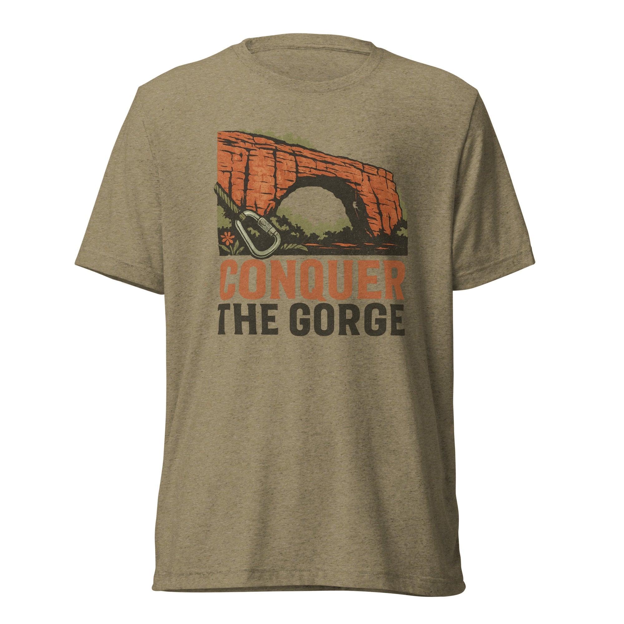 Conquer the Gorge Tee | Red River Gorge Kentucky Adventure Shirt - Bluegrass Elite Apparel LLC