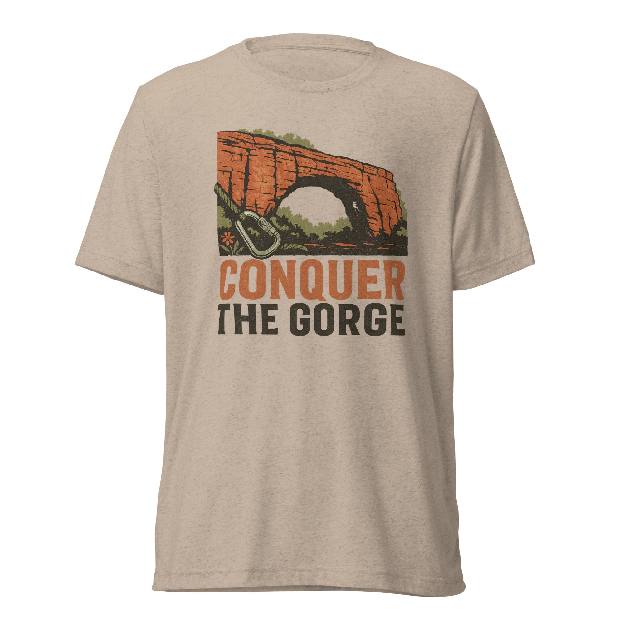 Conquer the Gorge Tee | Red River Gorge Kentucky Adventure Shirt - Bluegrass Elite Apparel LLC