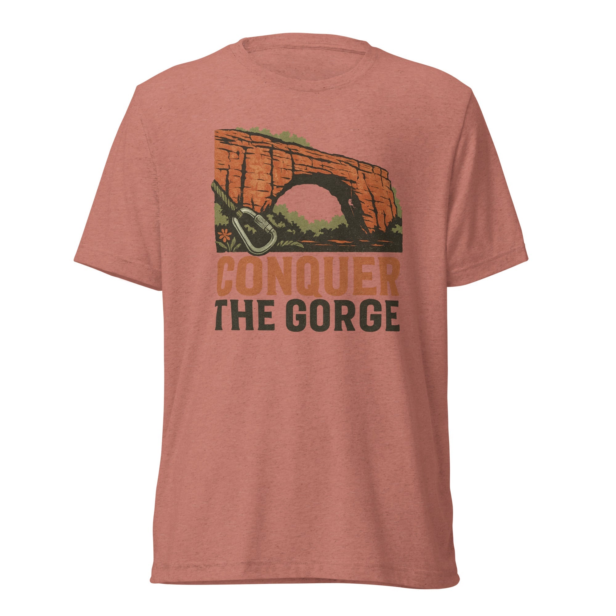 Conquer the Gorge Tee | Red River Gorge Kentucky Adventure Shirt - Bluegrass Elite Apparel LLC