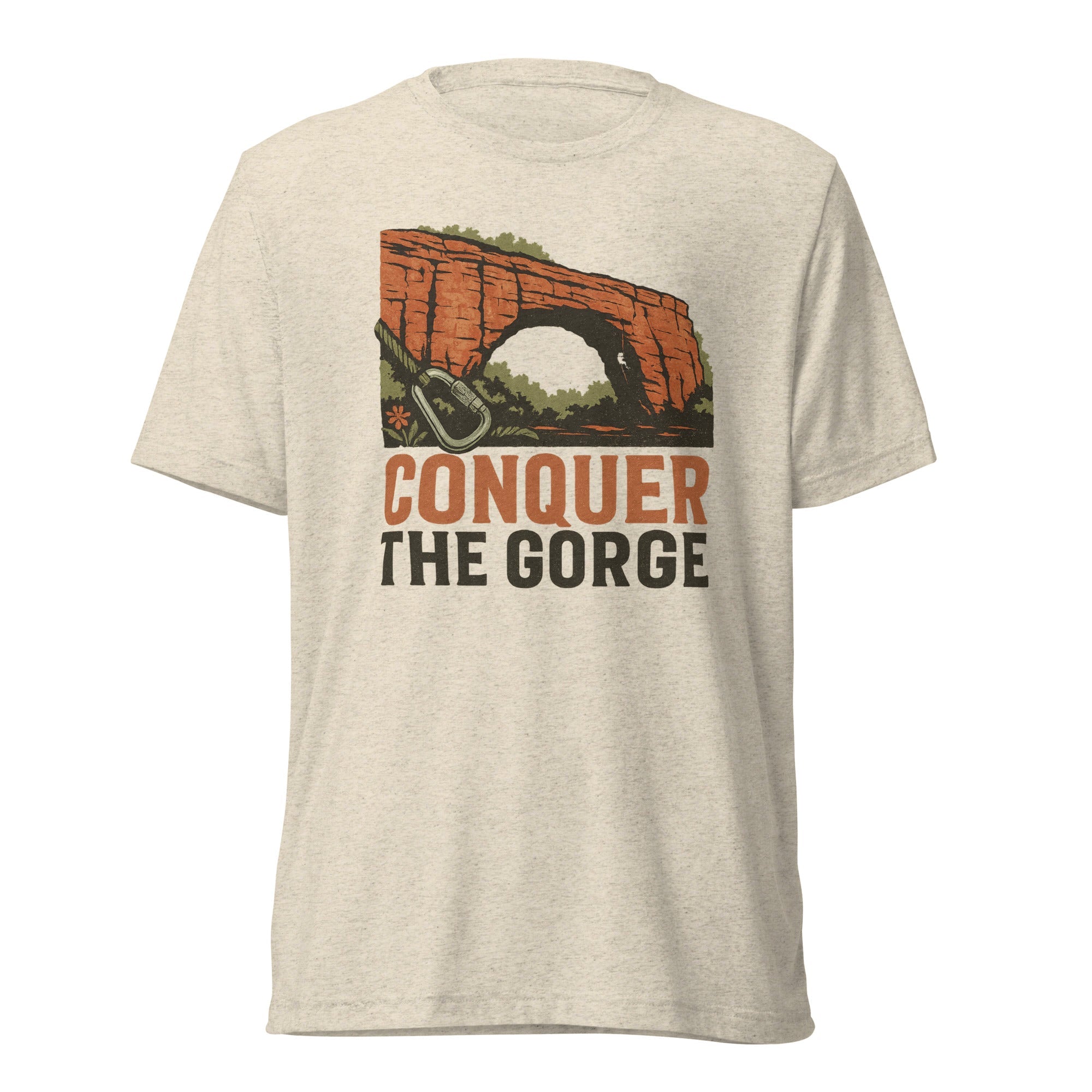 Conquer the Gorge Tee | Red River Gorge Kentucky Adventure Shirt - Bluegrass Elite Apparel LLC