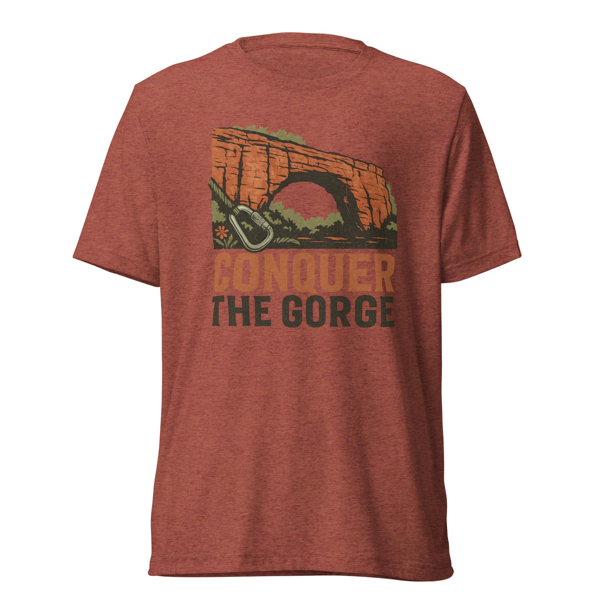 Conquer the Gorge Tee | Red River Gorge Kentucky Adventure Shirt - Bluegrass Elite Apparel LLC