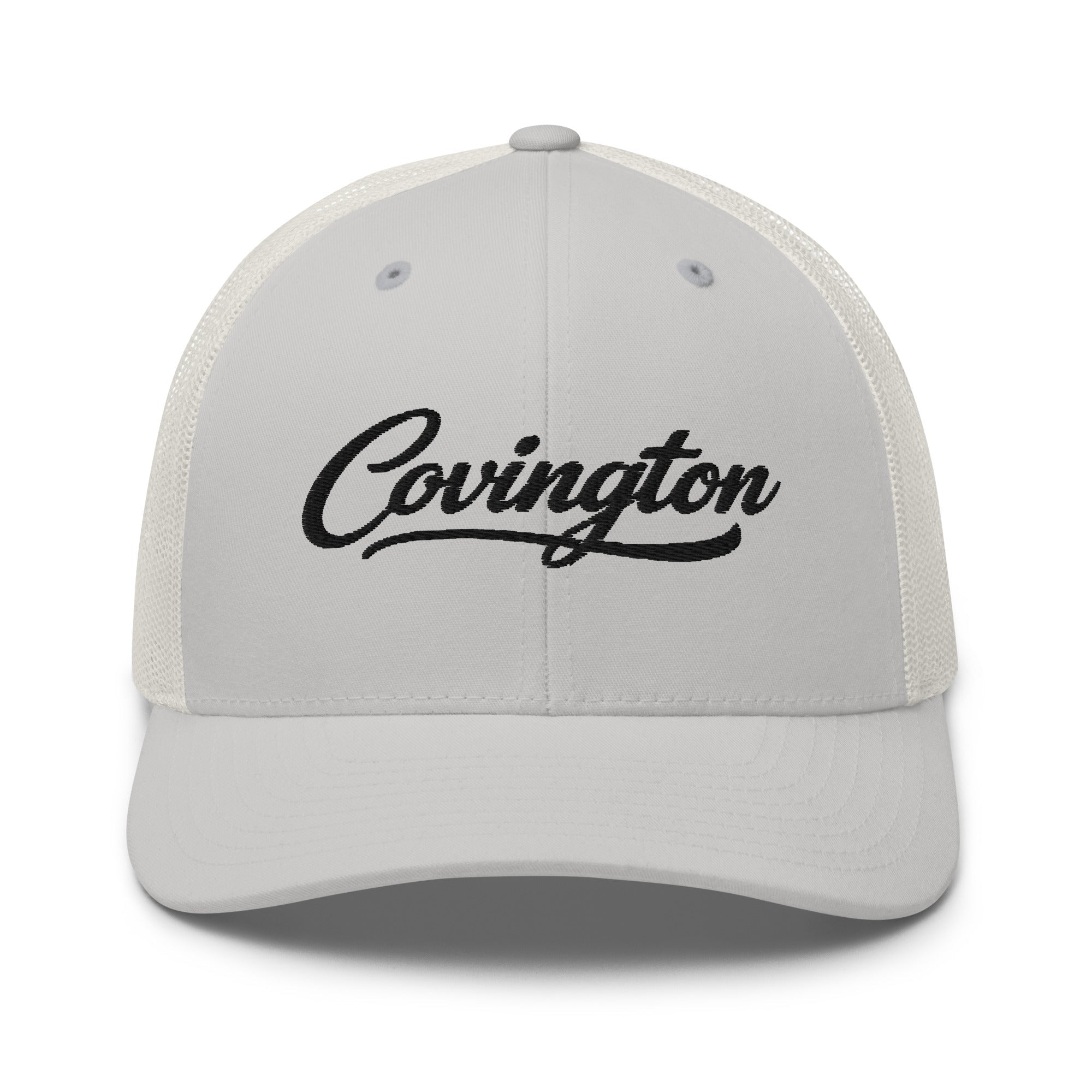 Covington Script Trucker Cap – Kentucky City Series Classic Mesh Hat - Bluegrass Elite Apparel LLC