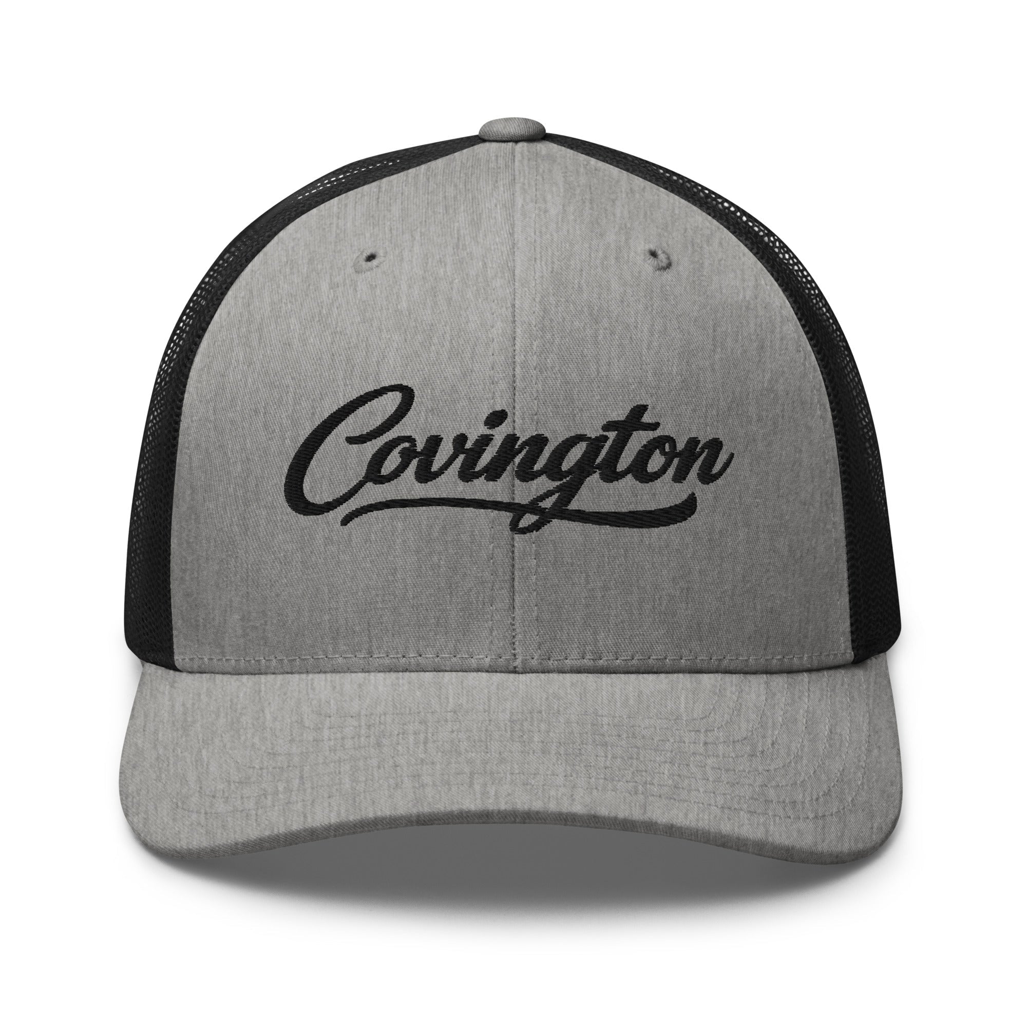 Covington Script Trucker Cap – Kentucky City Series Classic Mesh Hat - Bluegrass Elite Apparel LLC