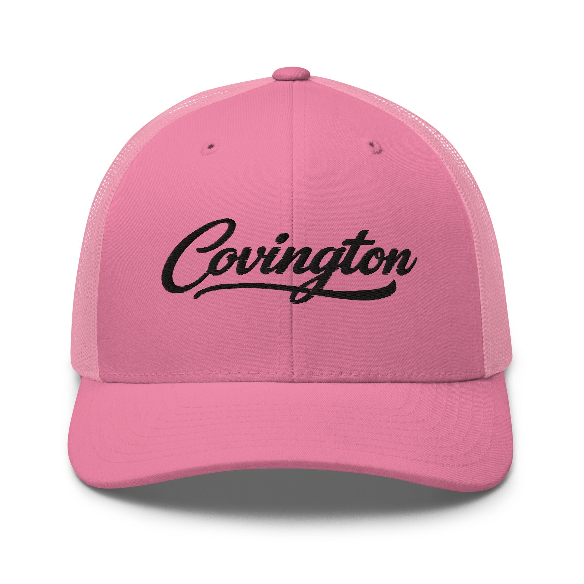 Covington Script Trucker Cap – Kentucky City Series Classic Mesh Hat - Bluegrass Elite Apparel LLC
