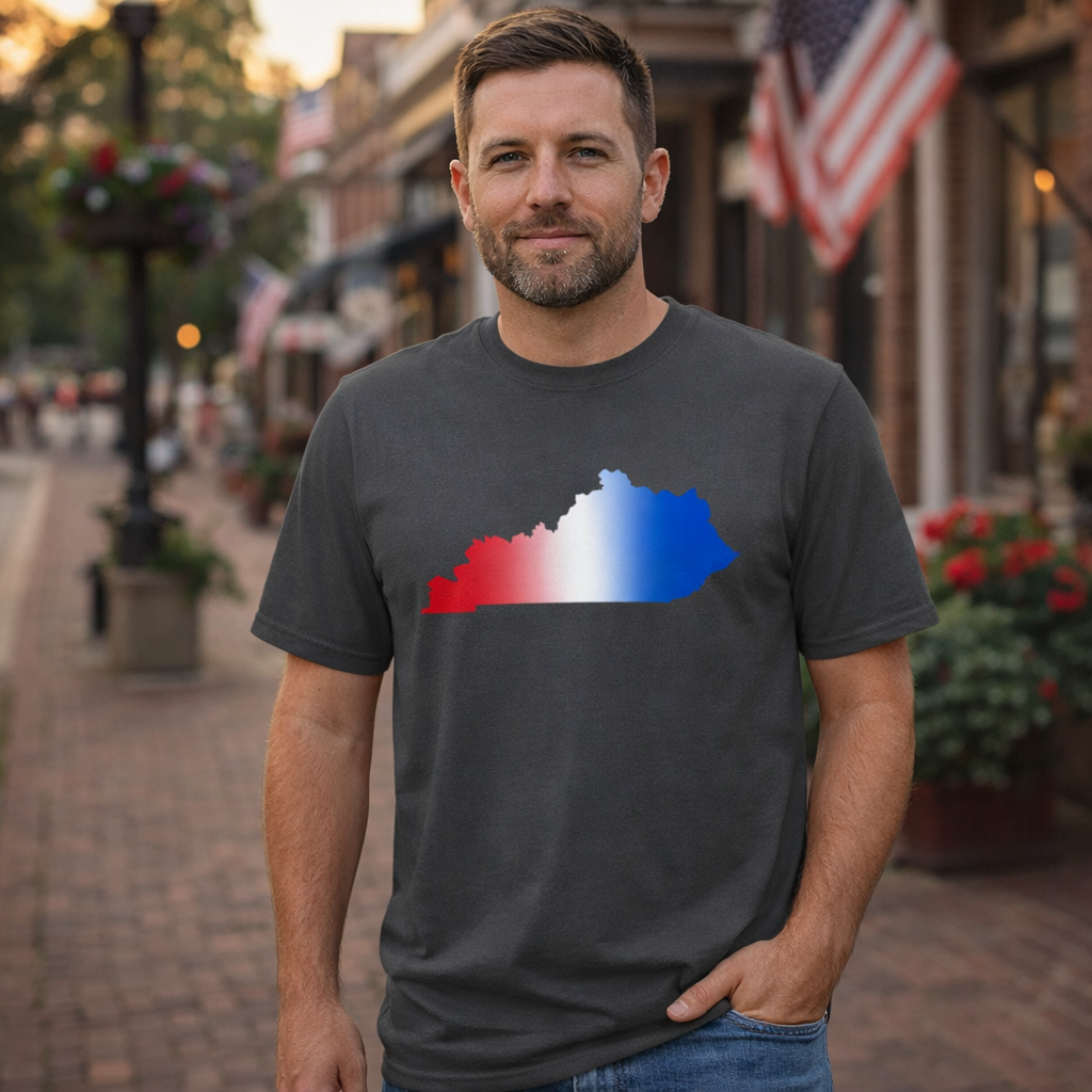 Kentucky Patriotic Outline Graphic Tee | Classic
