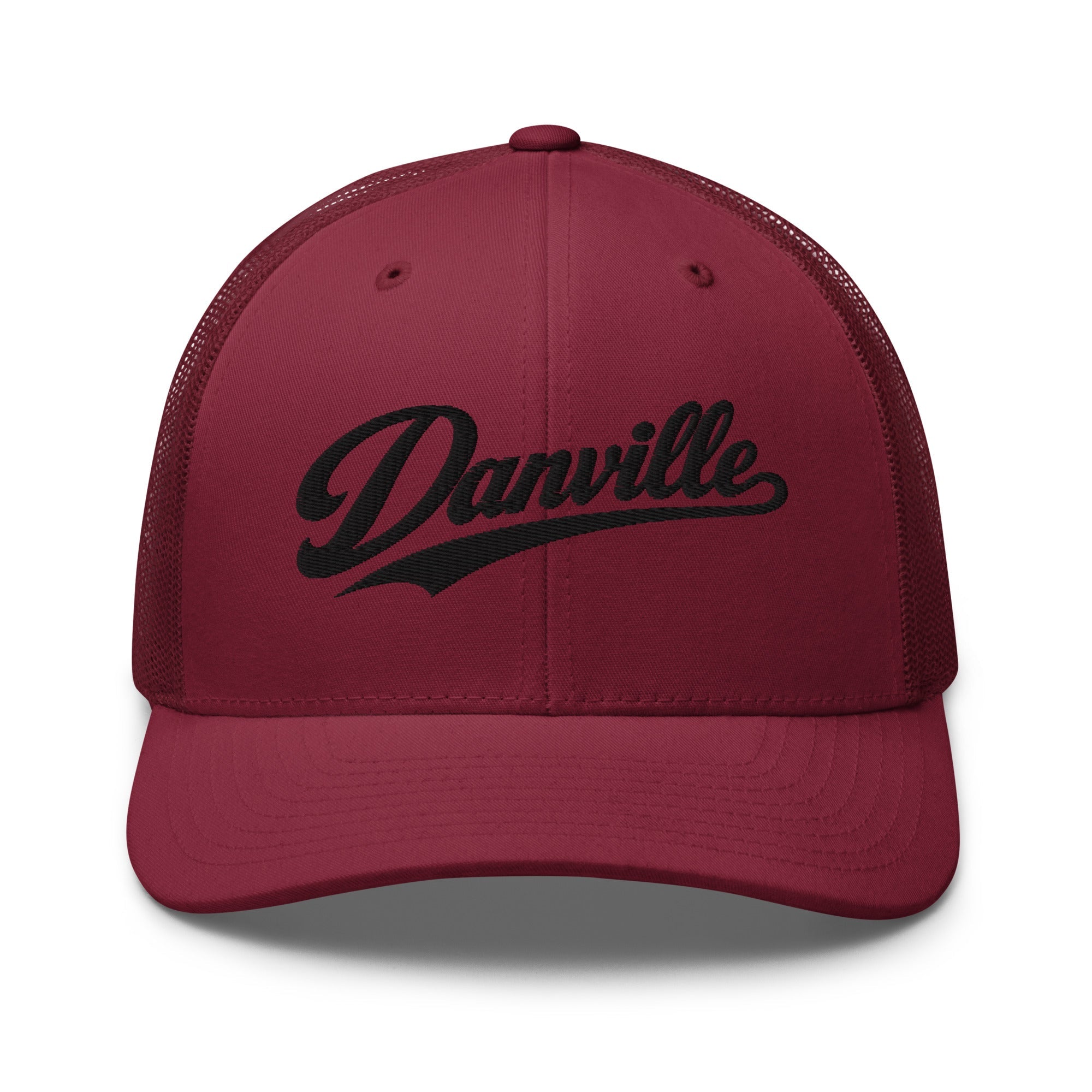 Danville Vintage Script Trucker Hat – Kentucky Cities Series - Bluegrass Elite Apparel LLC