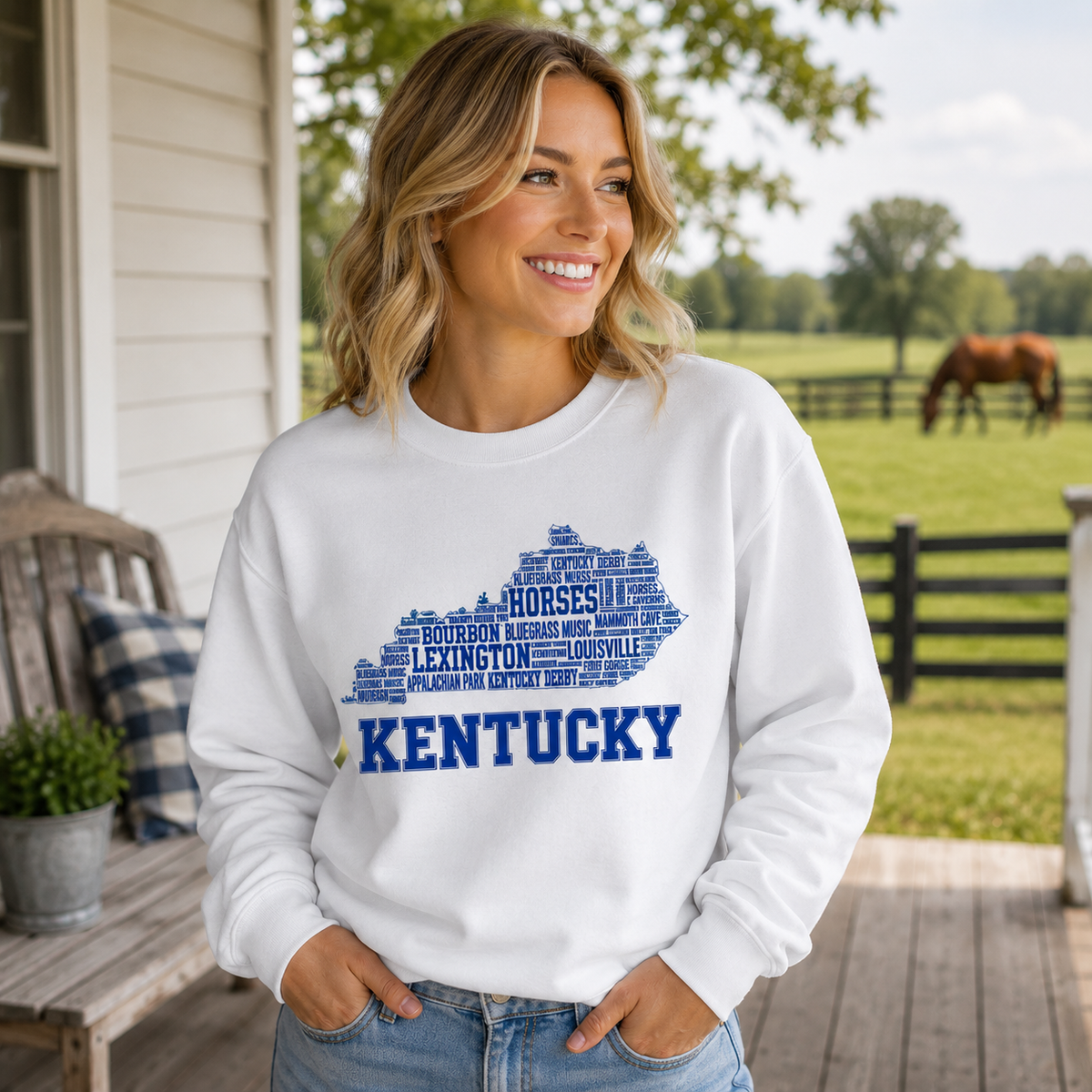 Kentucky Blue Ink Sweatshirt