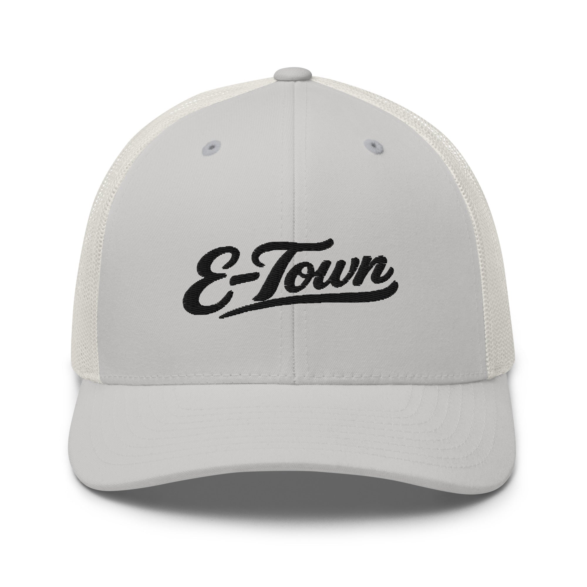 E - Town Script Trucker Cap – Kentucky City Series Heritage Mesh Hat - Bluegrass Elite Apparel LLC