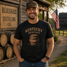 Kentucky Heritage Bourbon Barrel Elite Tee- Bluegrass Elite Apparel LLC
