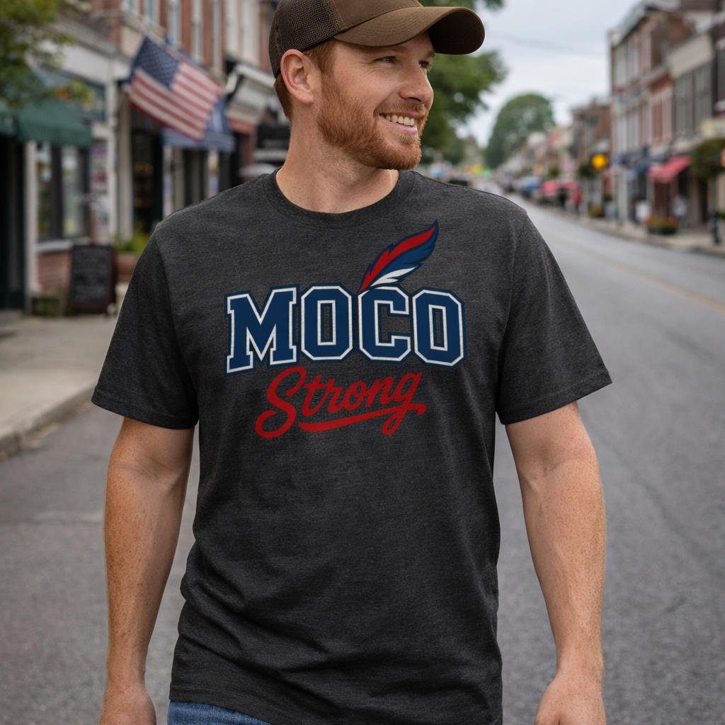 MOCO Strong Fundraiser Shirt | Supports Montgomery Co Food Banks | Basic Cotton