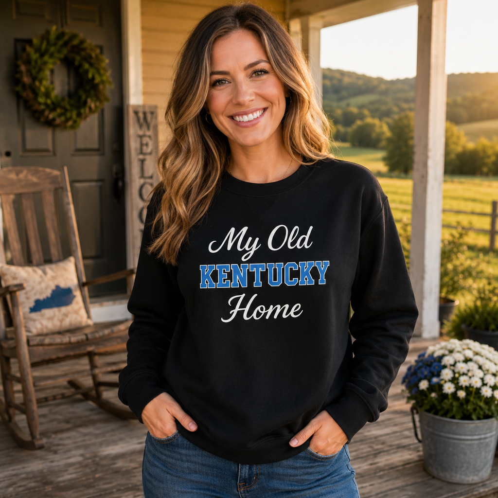 My Old Kentucky Home Sweatshirt | Organic Cotton Comfort | Eco Edition