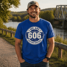 Eastern Kentucky 606 Heritage Badge T-Shirt | Vintage Area Code Design | Classic - Bluegrass Elite Apparel LLC