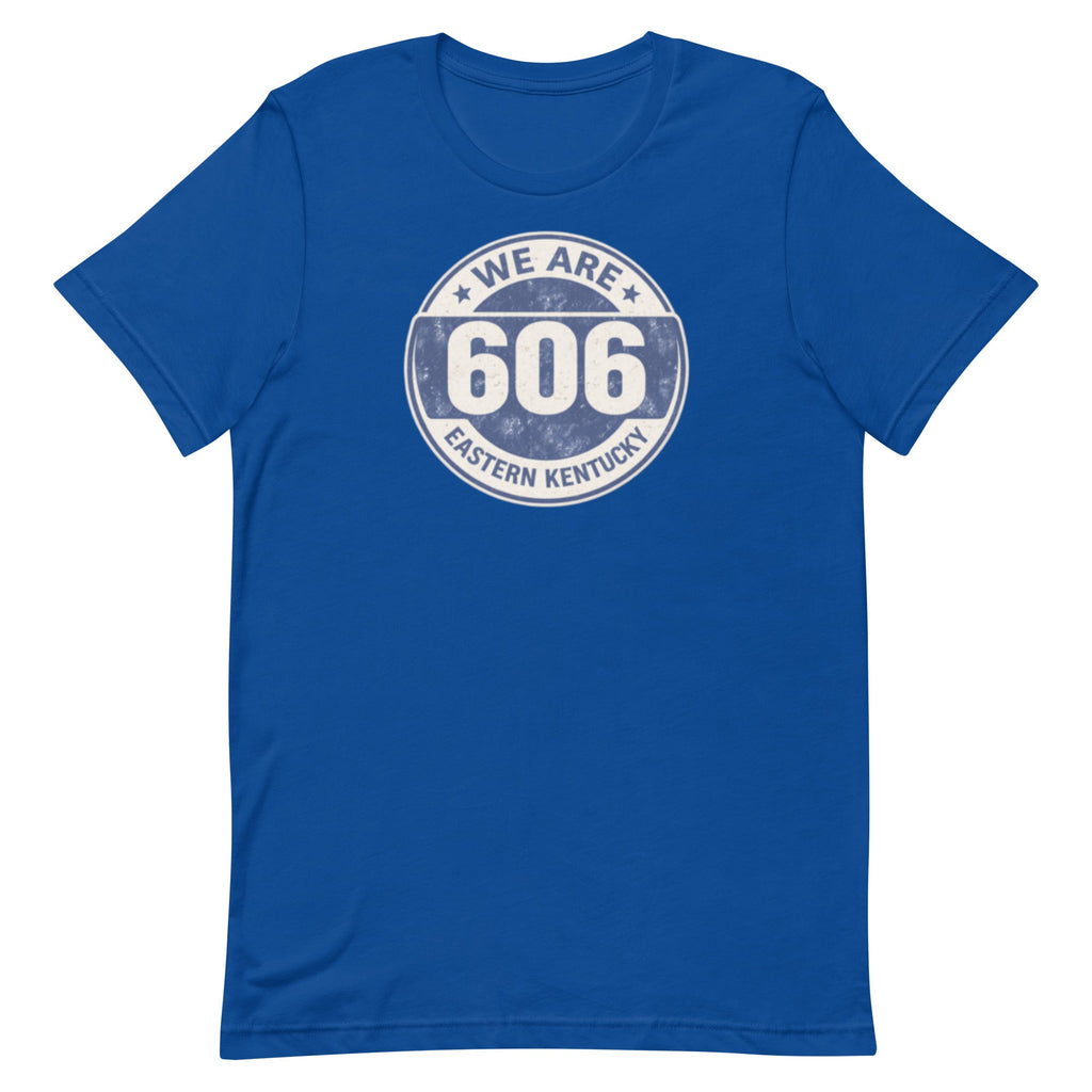 Eastern Kentucky 606 Heritage Badge T-Shirt | Vintage Area Code Design | Classic - Bluegrass Elite Apparel LLC