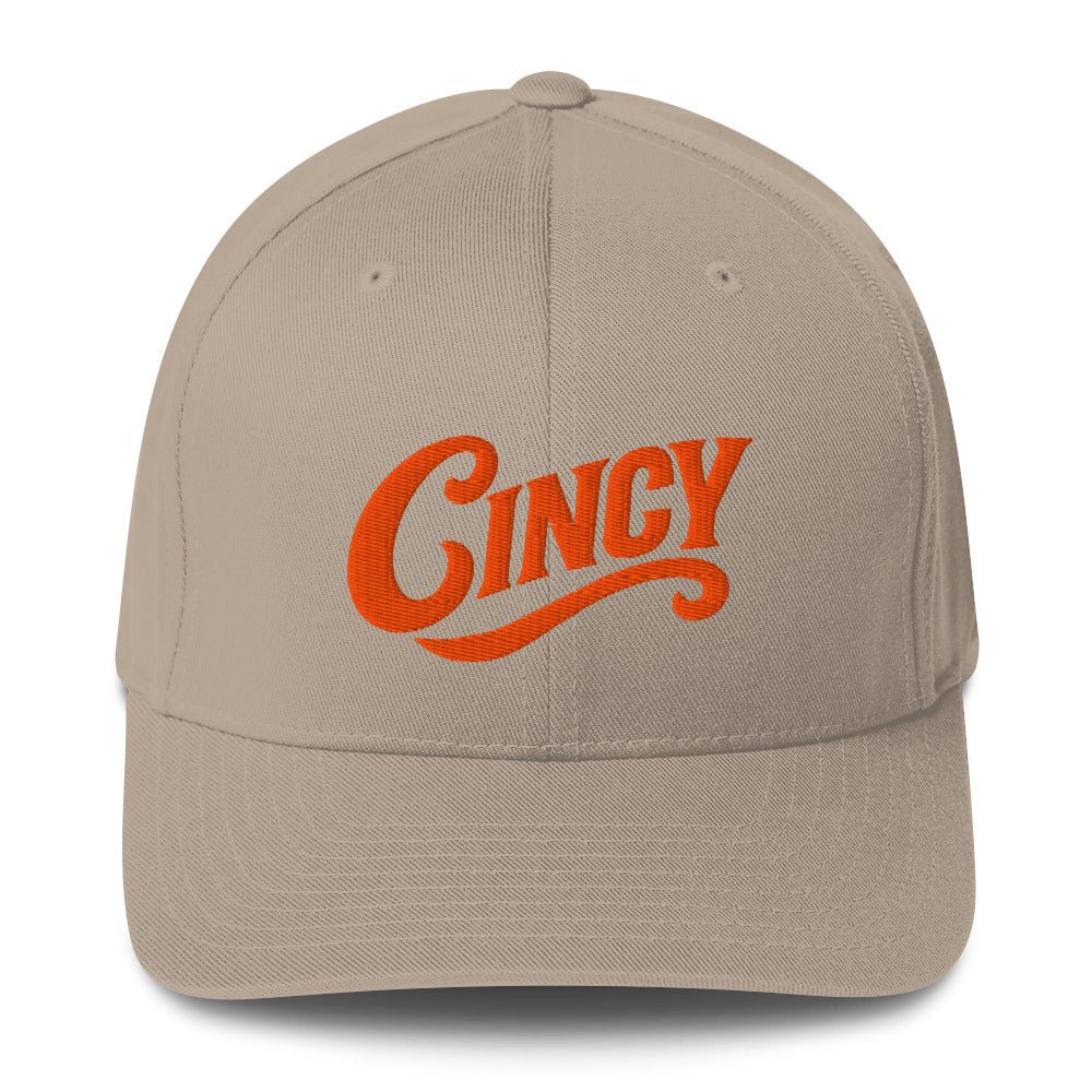 Embroidered Cincy Structured Twill Cap | Stretch - Fit Hat - Bluegrass Elite Apparel LLC