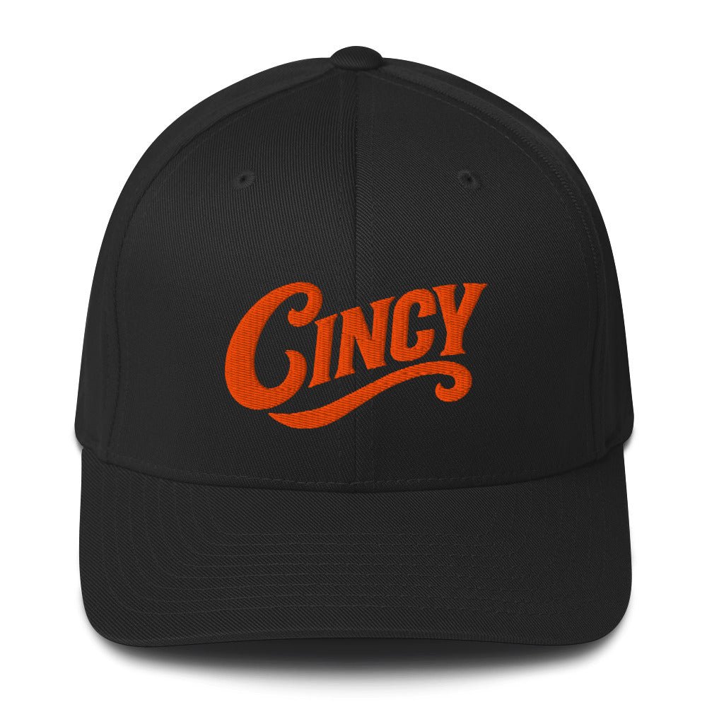 Embroidered Cincy Structured Twill Cap | Stretch - Fit Hat - Bluegrass Elite Apparel LLC