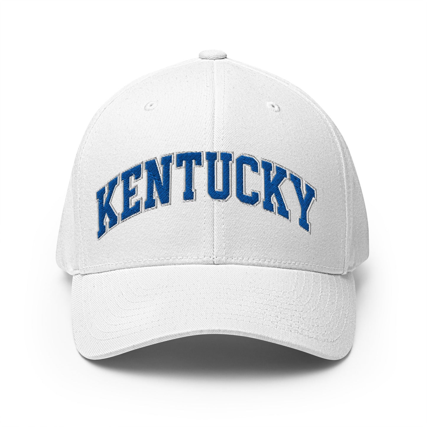 Embroidered Kentucky Structured Twill Cap | Stretch - Fit Hat - Bluegrass Elite Apparel LLC