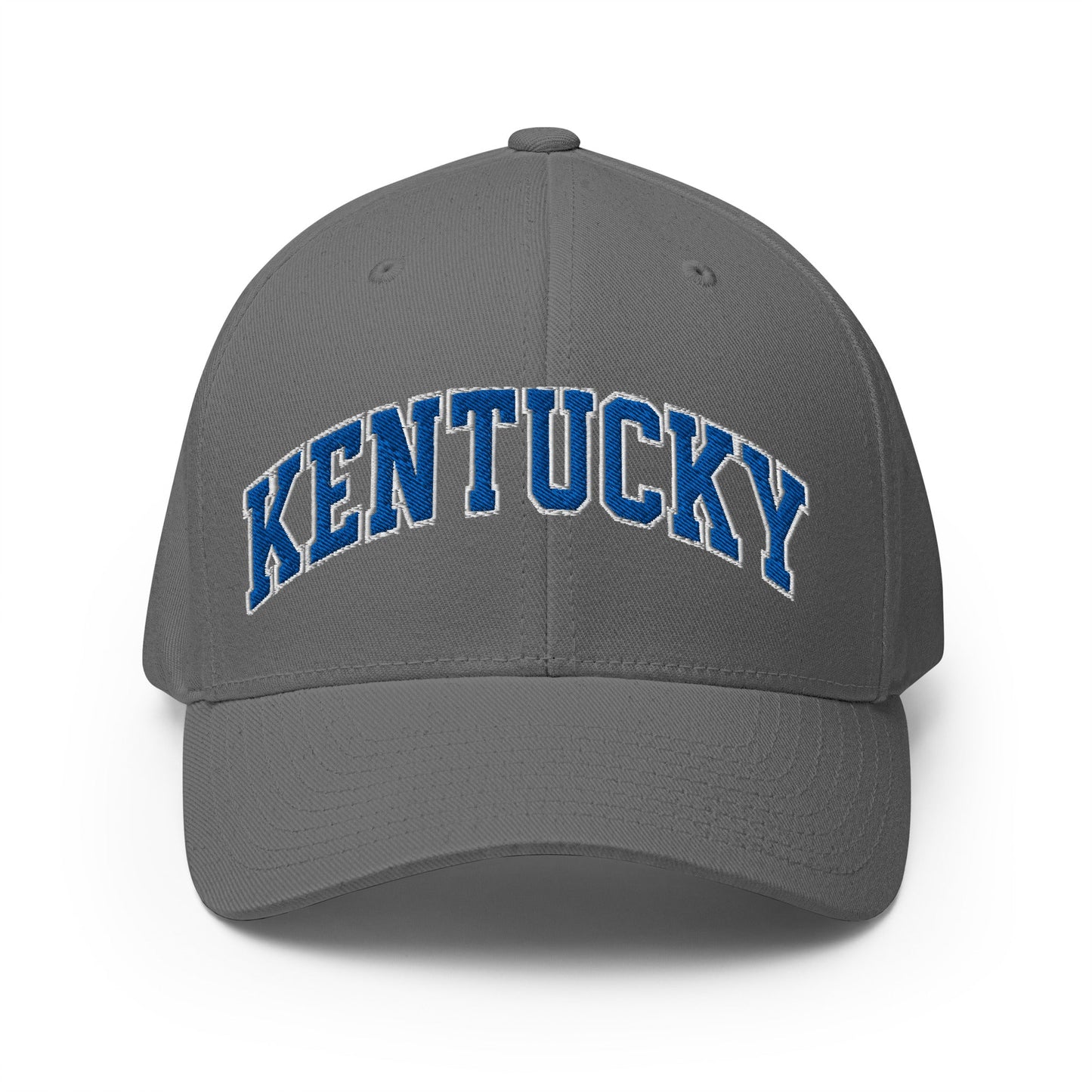 Embroidered Kentucky Structured Twill Cap | Stretch - Fit Hat - Bluegrass Elite Apparel LLC