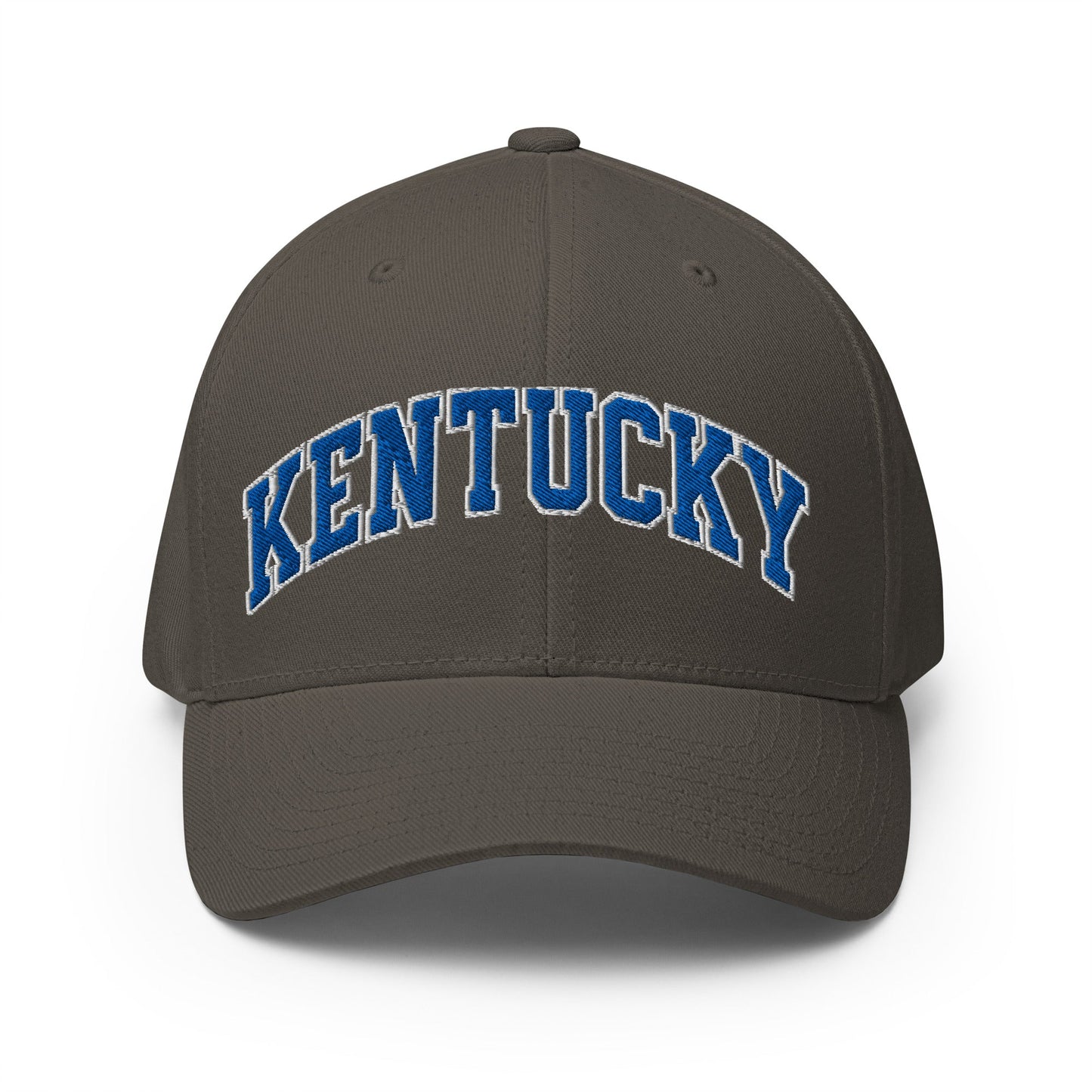 Embroidered Kentucky Structured Twill Cap | Stretch - Fit Hat - Bluegrass Elite Apparel LLC
