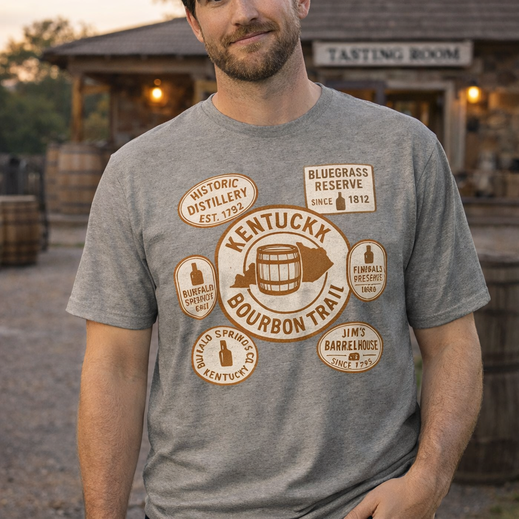 Kentucky bourbon shirt | Bourbon Explorer Tee | Elite Tri-Blend