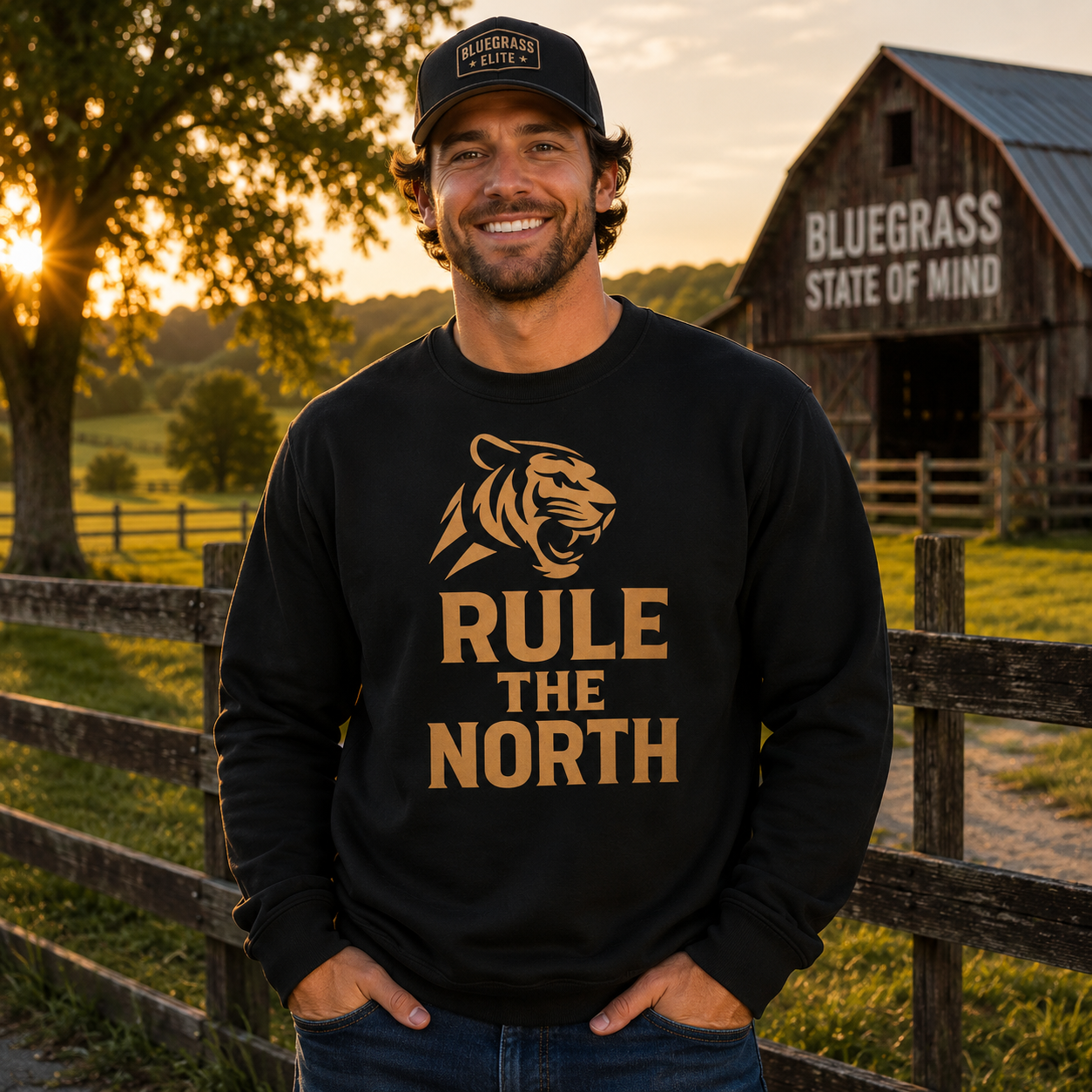 Rule the North Sweatshirt | Bold Tiger Pride Design | Classic