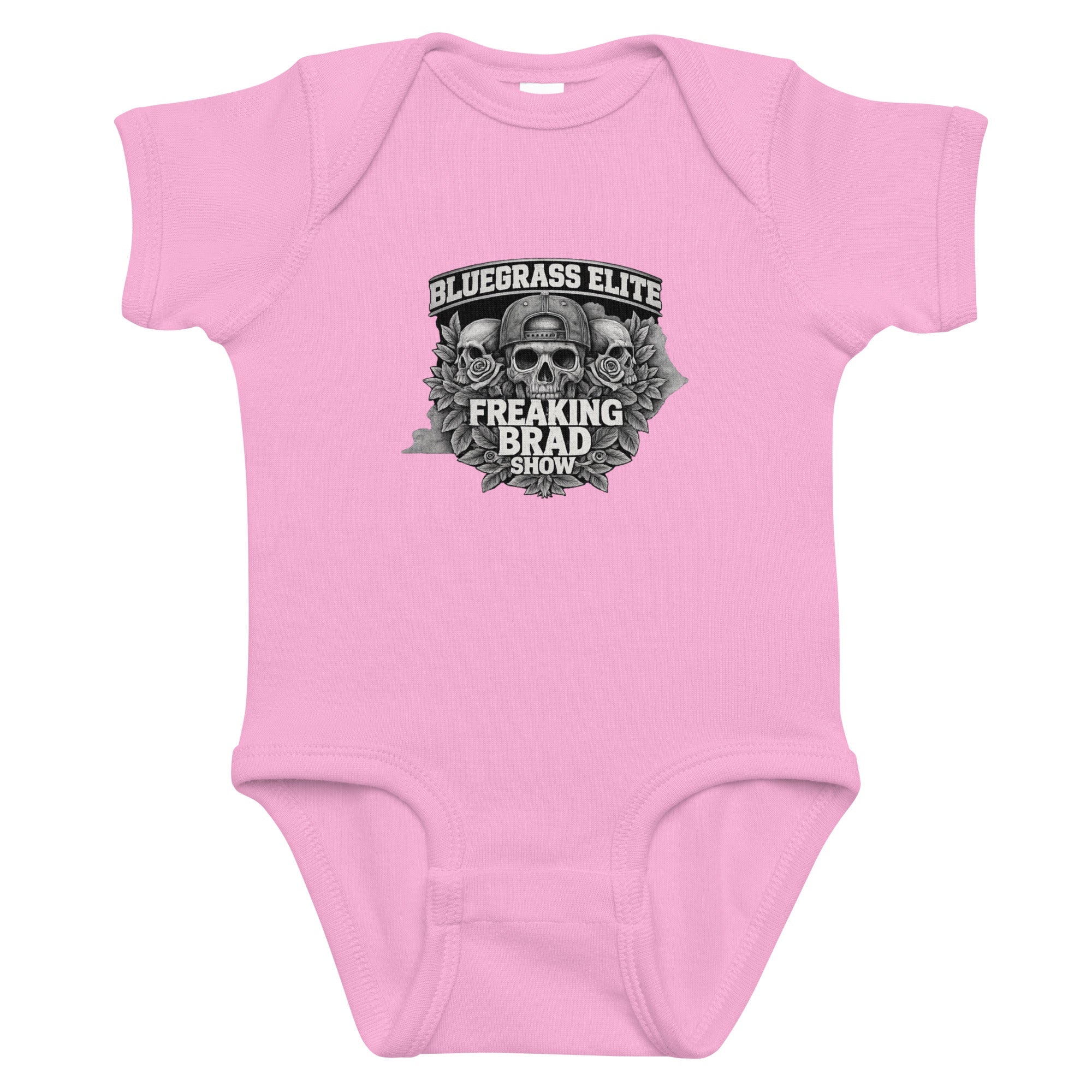 Freaking Brad Show Baby Onesie | Bluegrass Elite Skull Design - Bluegrass Elite Apparel LLC