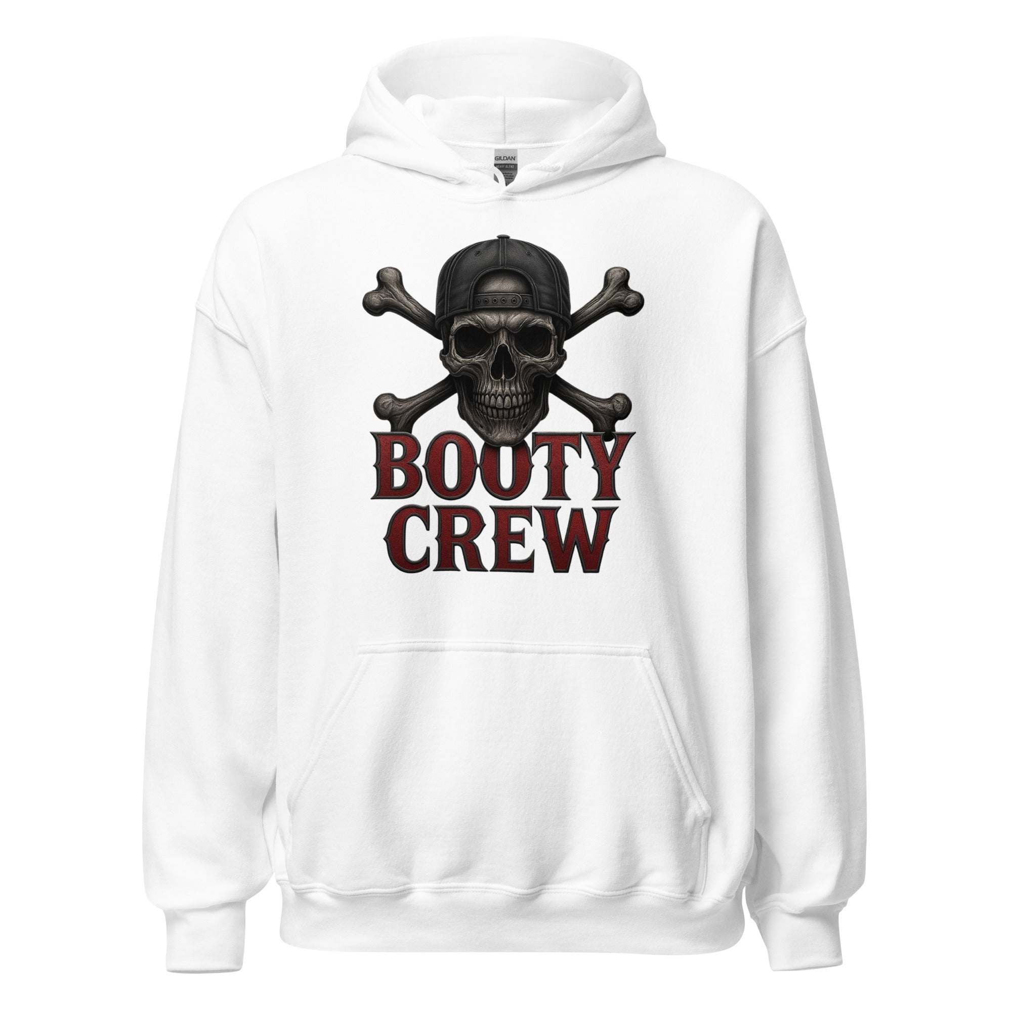 Freaking Brad Show Booty Crew Hoodie | Unisex Skull Pullover - Bluegrass Elite Apparel LLC