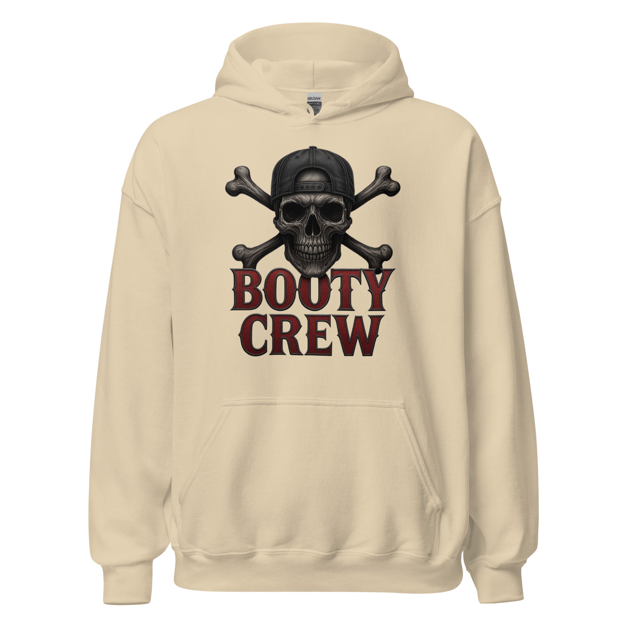 Freaking Brad Show Booty Crew Hoodie | Unisex Skull Pullover - Bluegrass Elite Apparel LLC