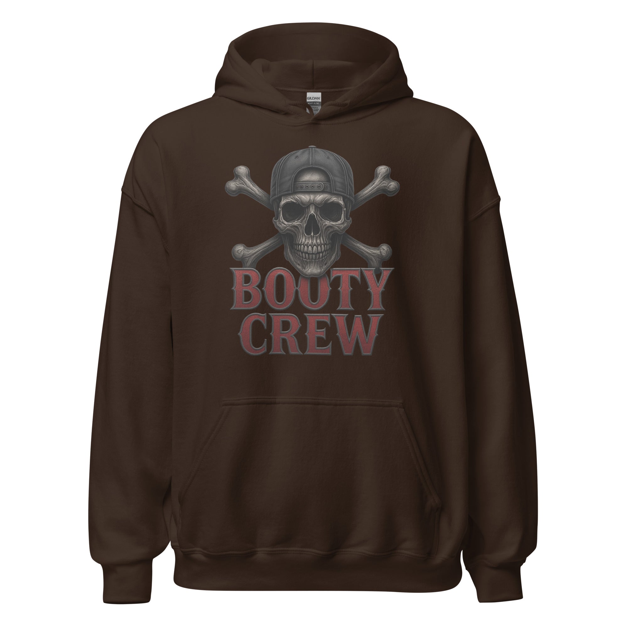 Freaking Brad Show Booty Crew Hoodie | Unisex Skull Pullover - Bluegrass Elite Apparel LLC