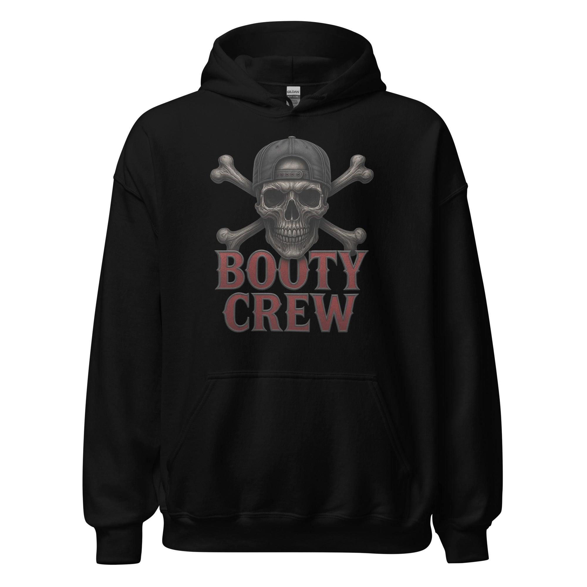 Freaking Brad Show Booty Crew Hoodie | Unisex Skull Pullover - Bluegrass Elite Apparel LLC