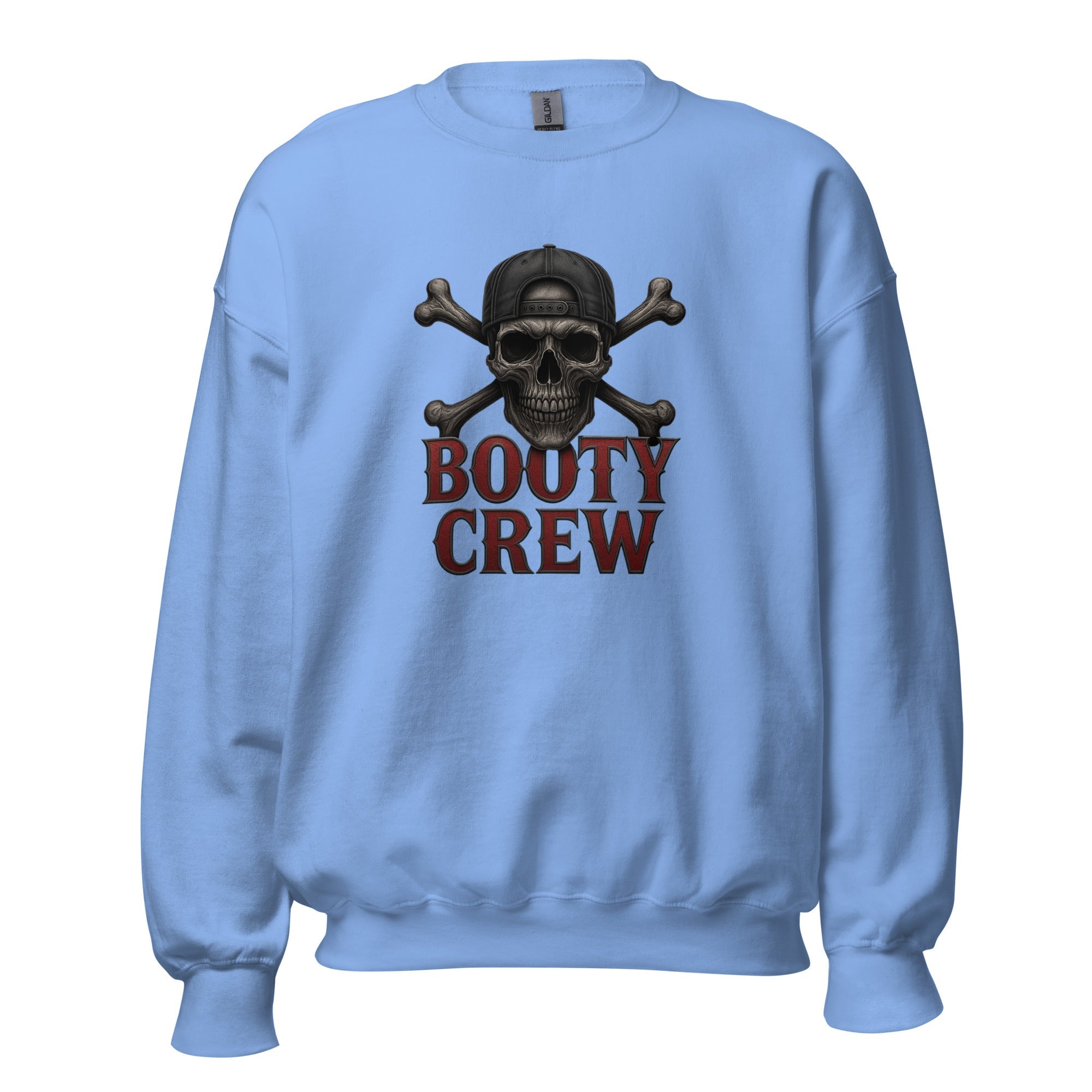 Freaking Brad Show Booty Crew Sweatshirt | Unisex Skull Pullover - Bluegrass Elite Apparel LLC