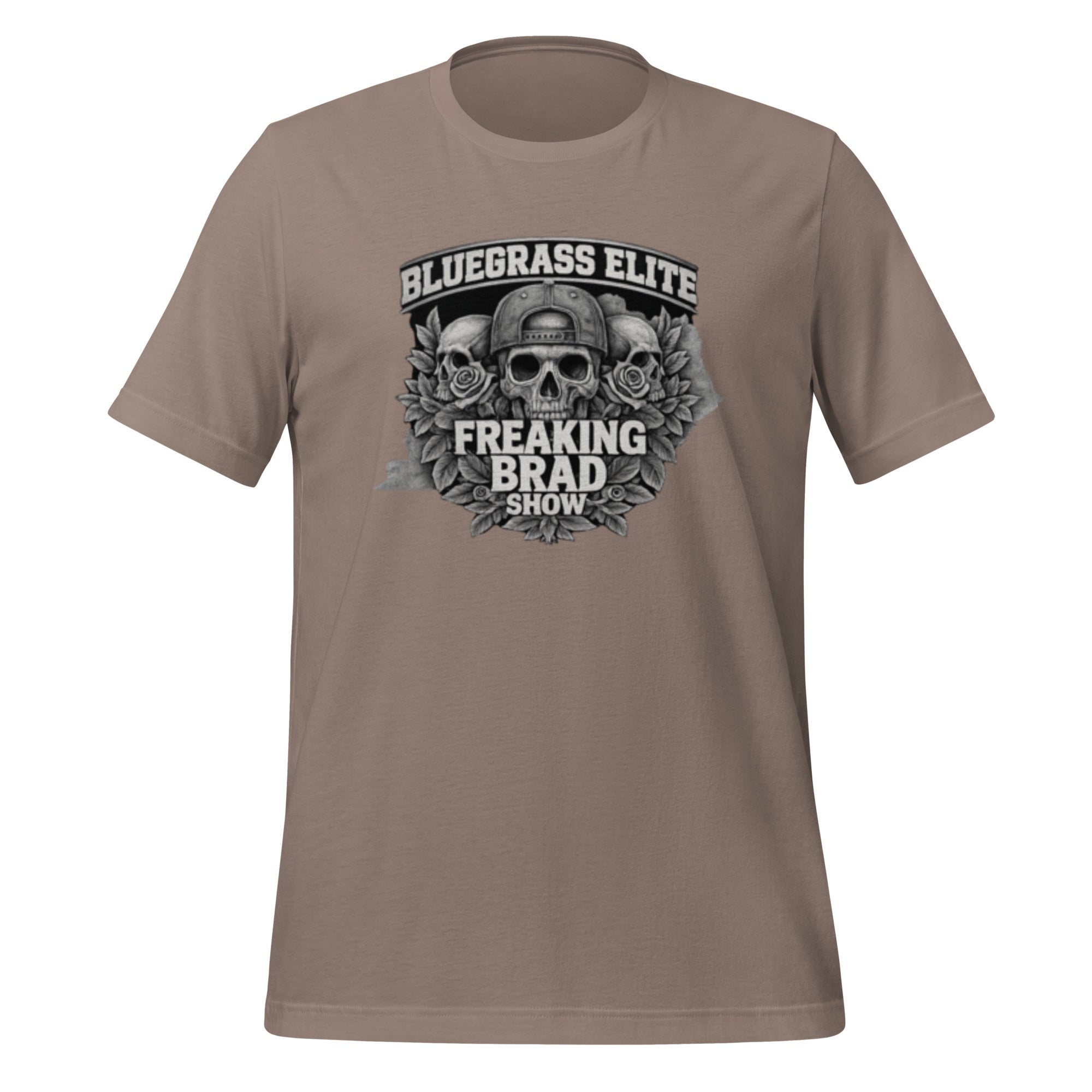 Freaking Brad Show T-Shirt | Skull Rose Design | Classic Cotton - Bluegrass Elite Apparel LLC