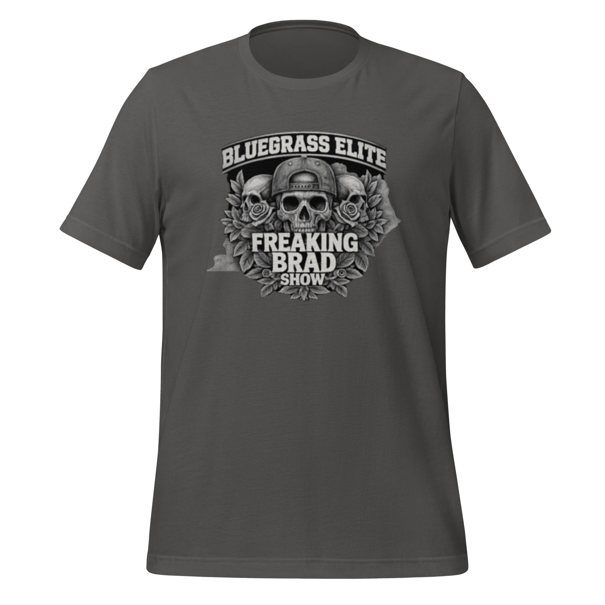 Freaking Brad Show T-Shirt | Skull Rose Design | Classic Cotton - Bluegrass Elite Apparel LLC