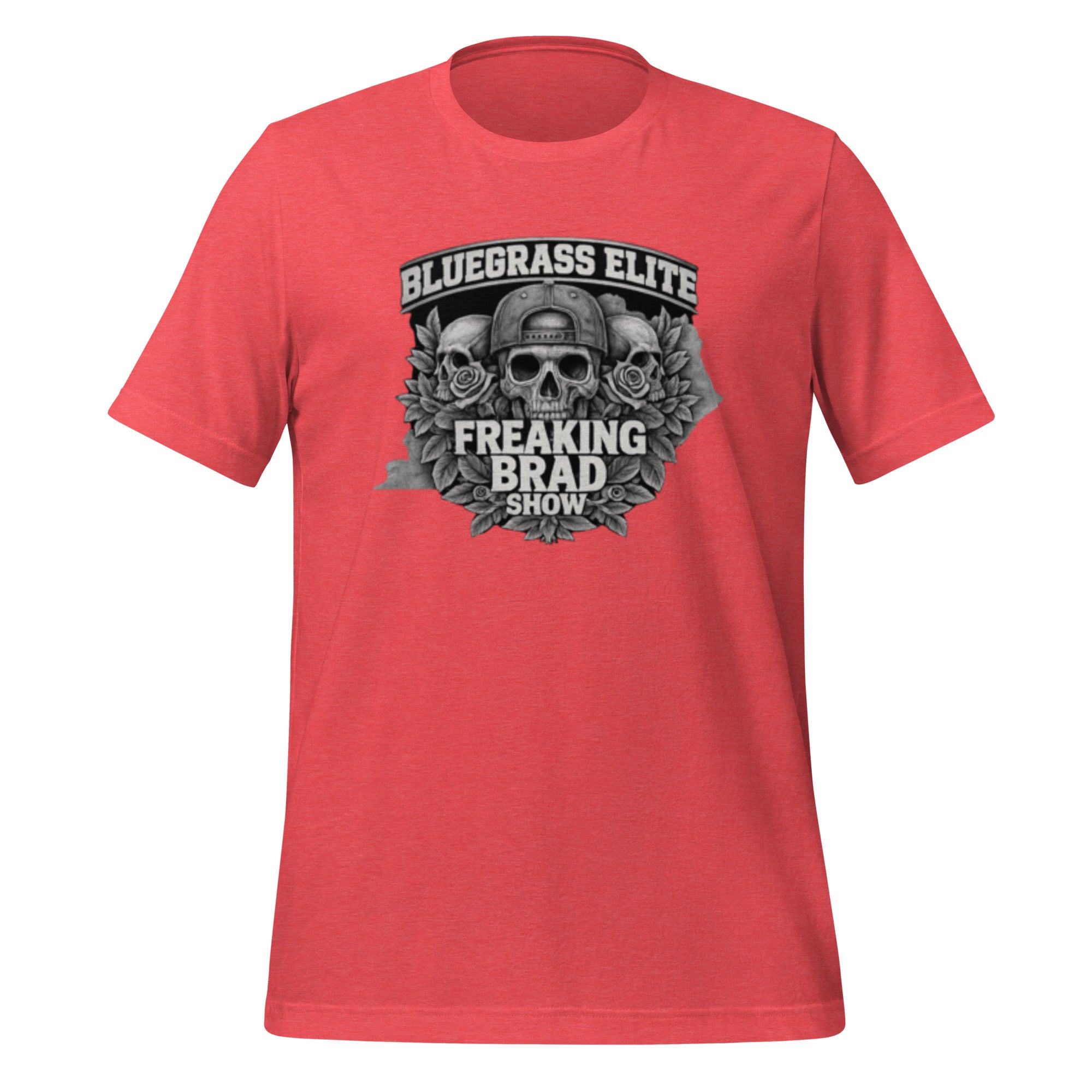 Freaking Brad Show T-Shirt | Skull Rose Design | Classic Cotton - Bluegrass Elite Apparel LLC
