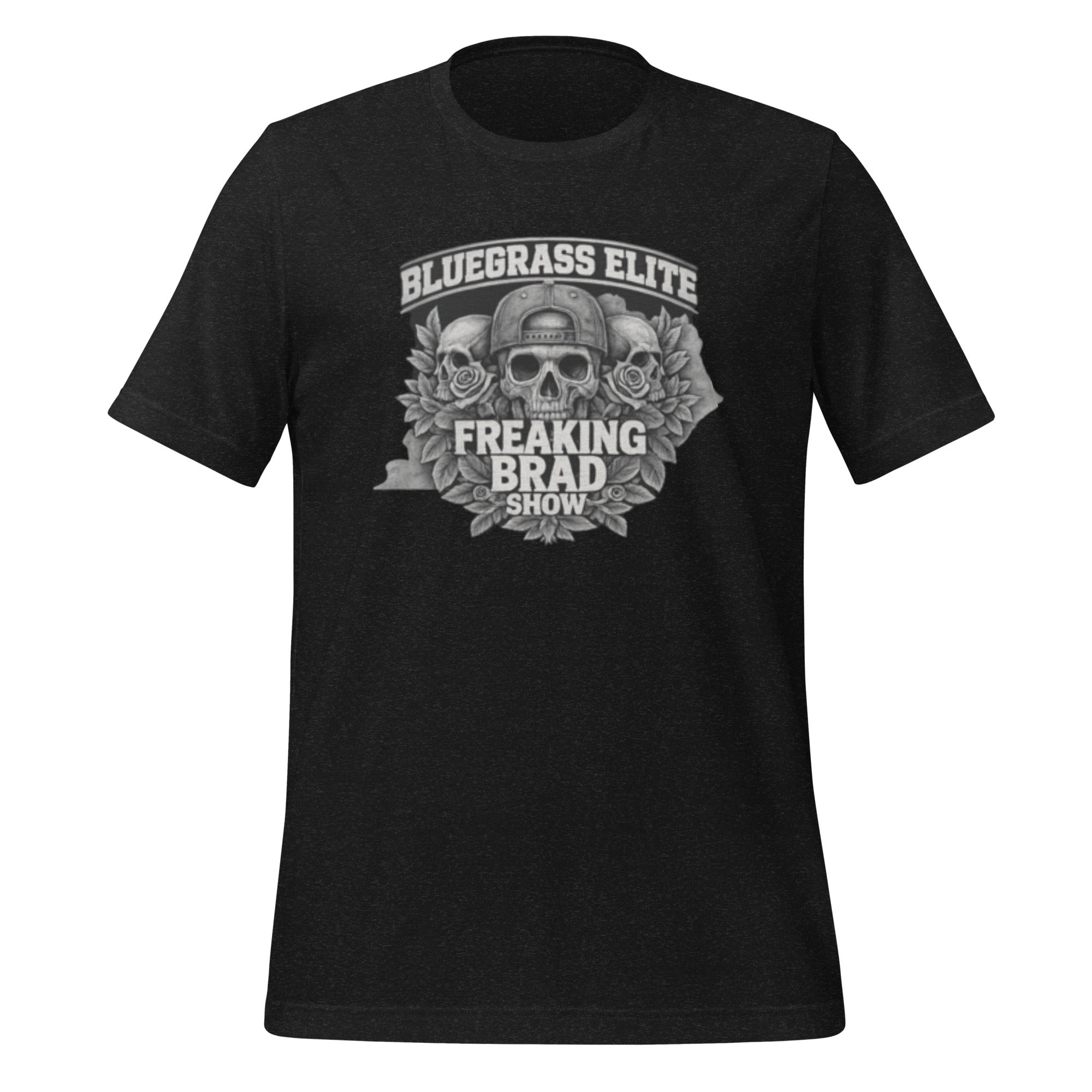 Freaking Brad Show T-Shirt | Skull Rose Design | Classic Cotton - Bluegrass Elite Apparel LLC
