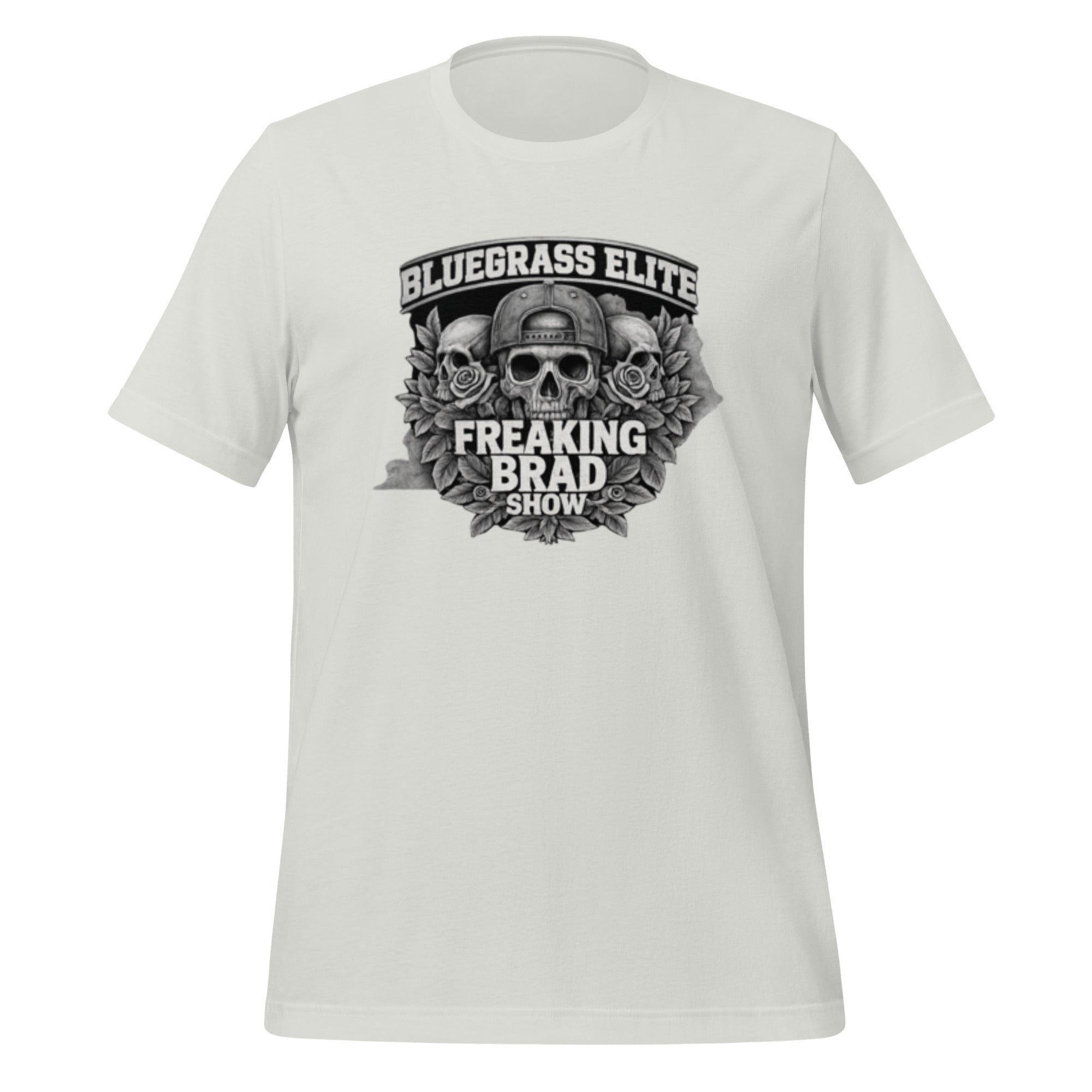 Freaking Brad Show T-Shirt | Skull Rose Design | Classic Cotton - Bluegrass Elite Apparel LLC