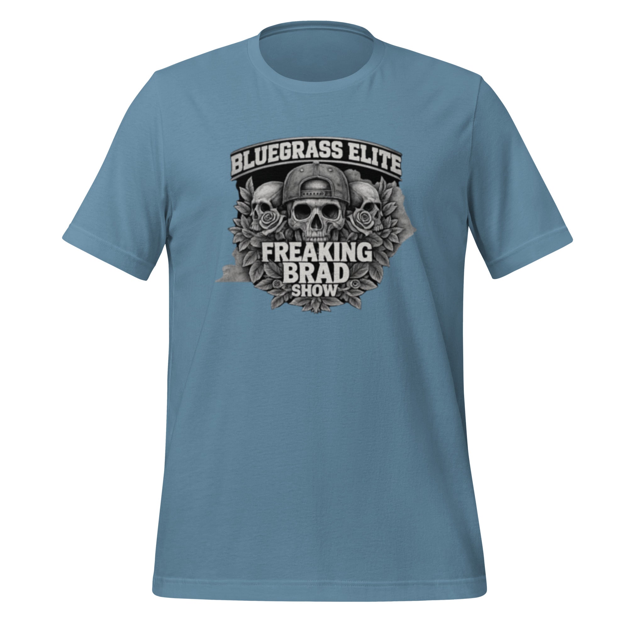 Freaking Brad Show T-Shirt | Skull Rose Design | Classic Cotton - Bluegrass Elite Apparel LLC