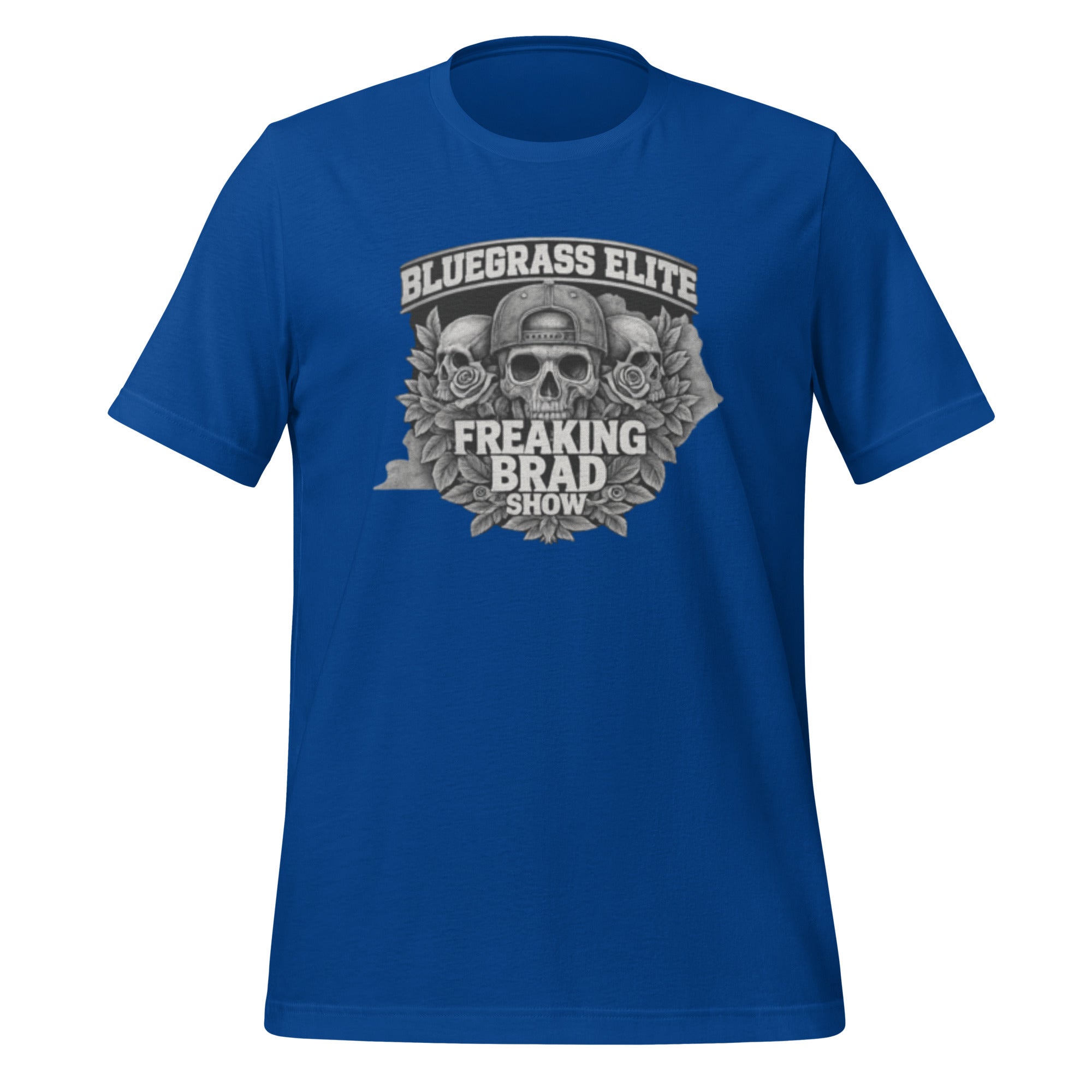 Freaking Brad Show T-Shirt | Skull Rose Design | Classic Cotton - Bluegrass Elite Apparel LLC