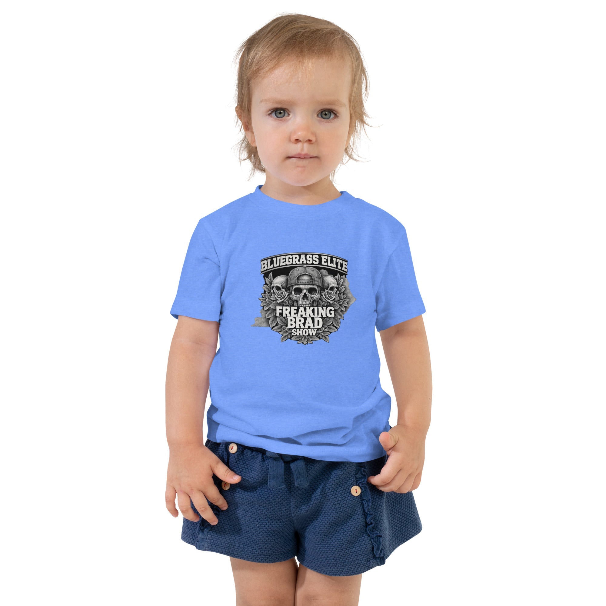 Freaking Brad Show Toddler Tee | Bluegrass Elite Skull Shirt - Bluegrass Elite Apparel LLC